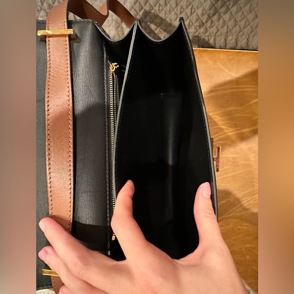 Burberry Bridle Brown Monogram Small E-Canvas TB Shoulder/Crossbody Bag - Picture 9 of 10